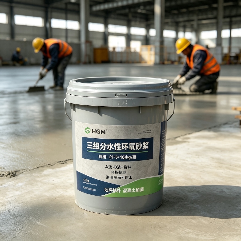 靖西三组份水性环氧砂浆